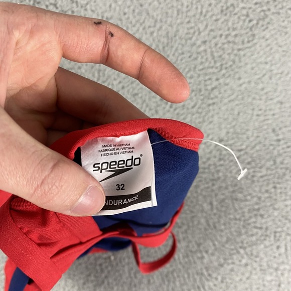 Speedo Lifeguard Bathing Suit Womens 32 Endurance Red 1-Piece Swimsuit NEW $55 - Picture 6 of 9